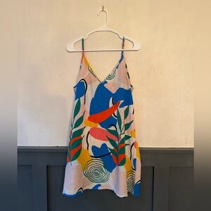 V-Neck Swing Dress | Size Large